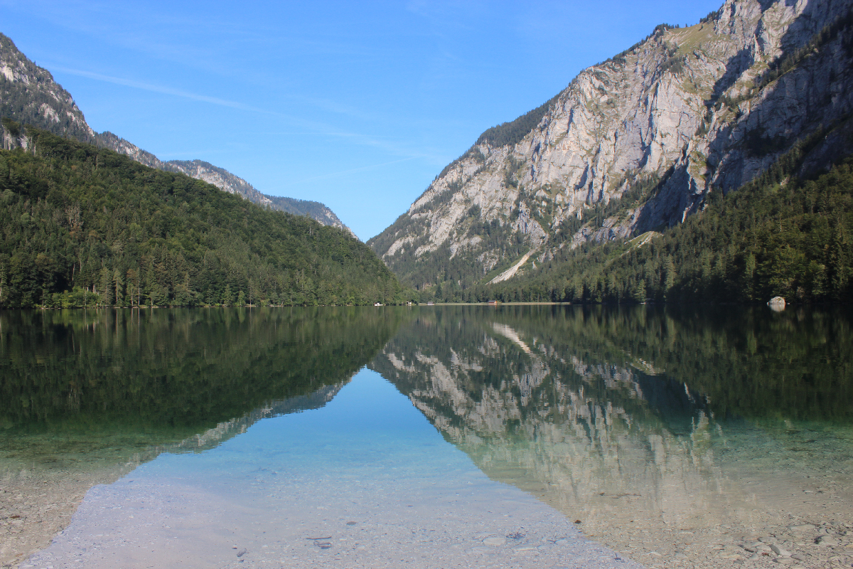 Wonderful lake in Austria