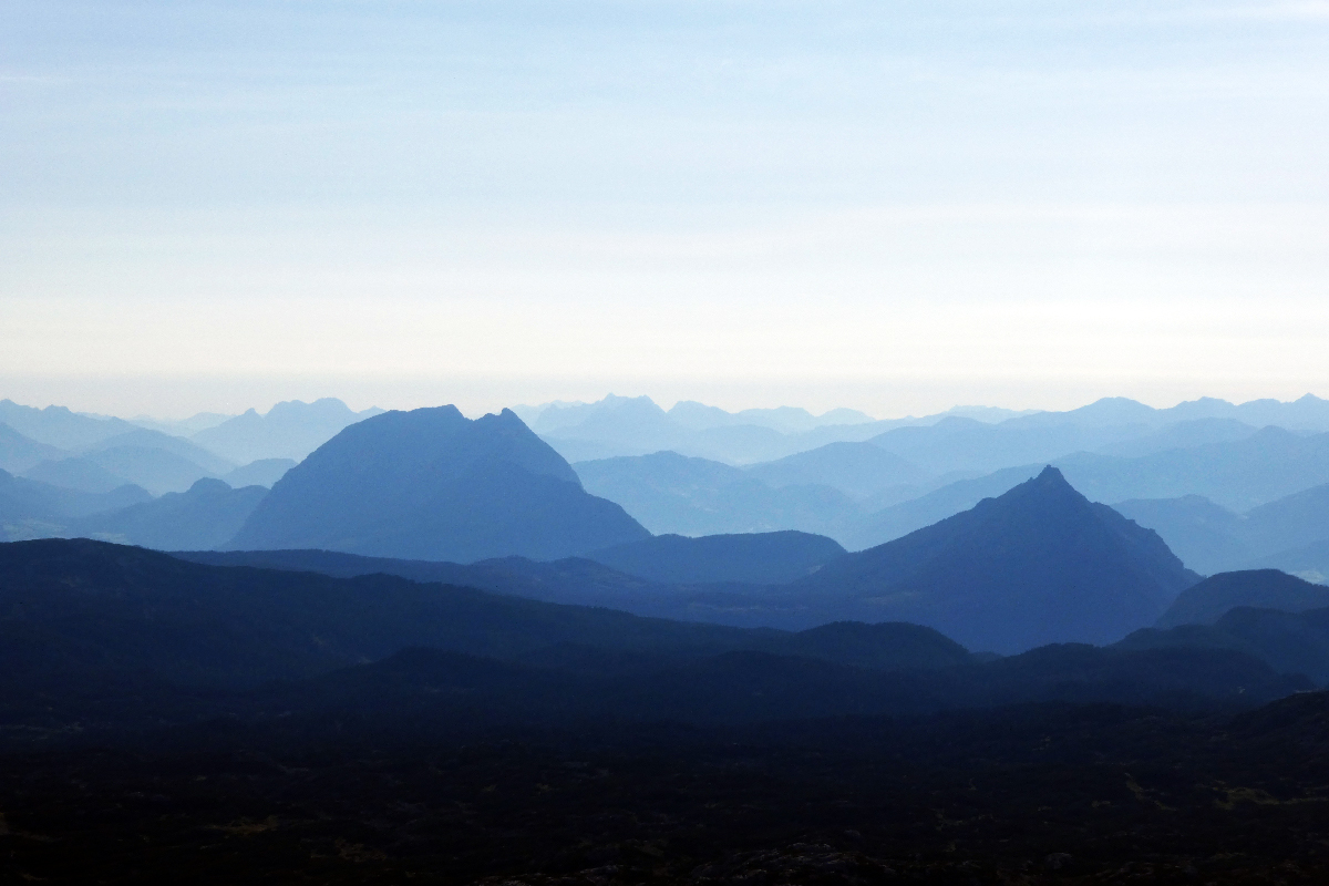 View from the Dachstein glacier