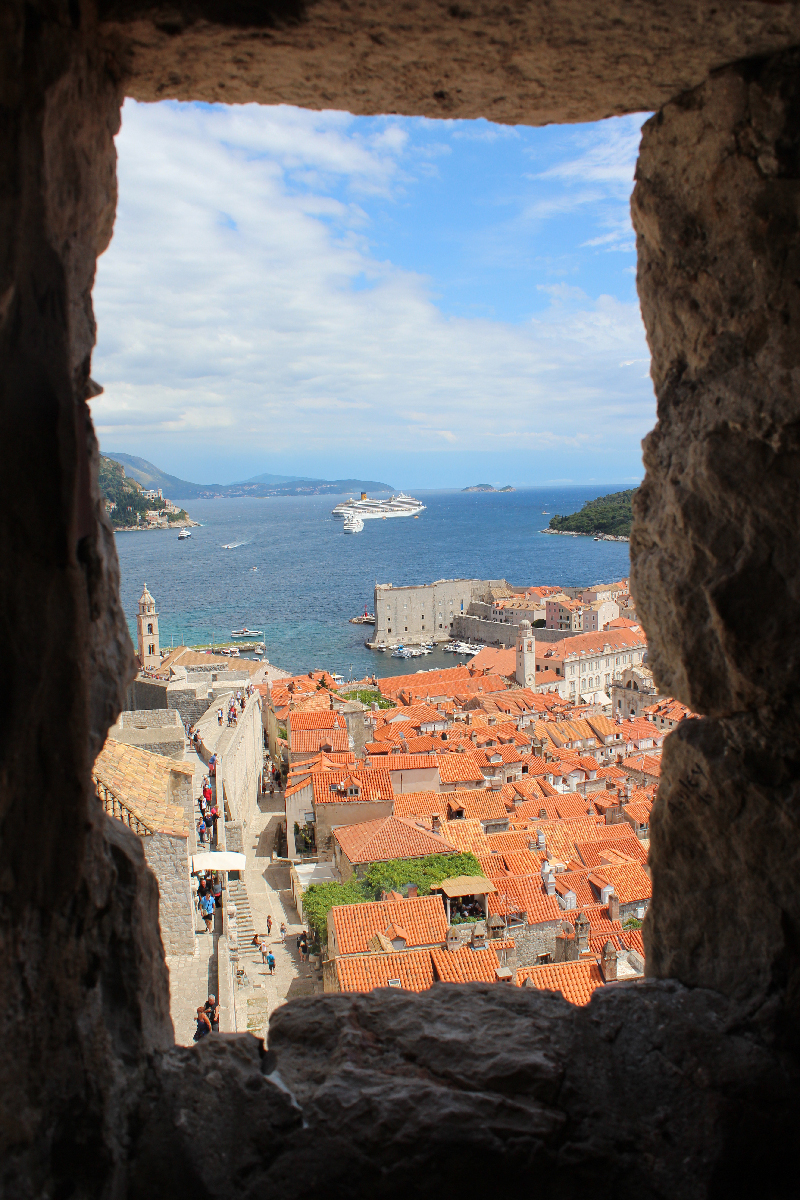 Dubrovnik in a frame