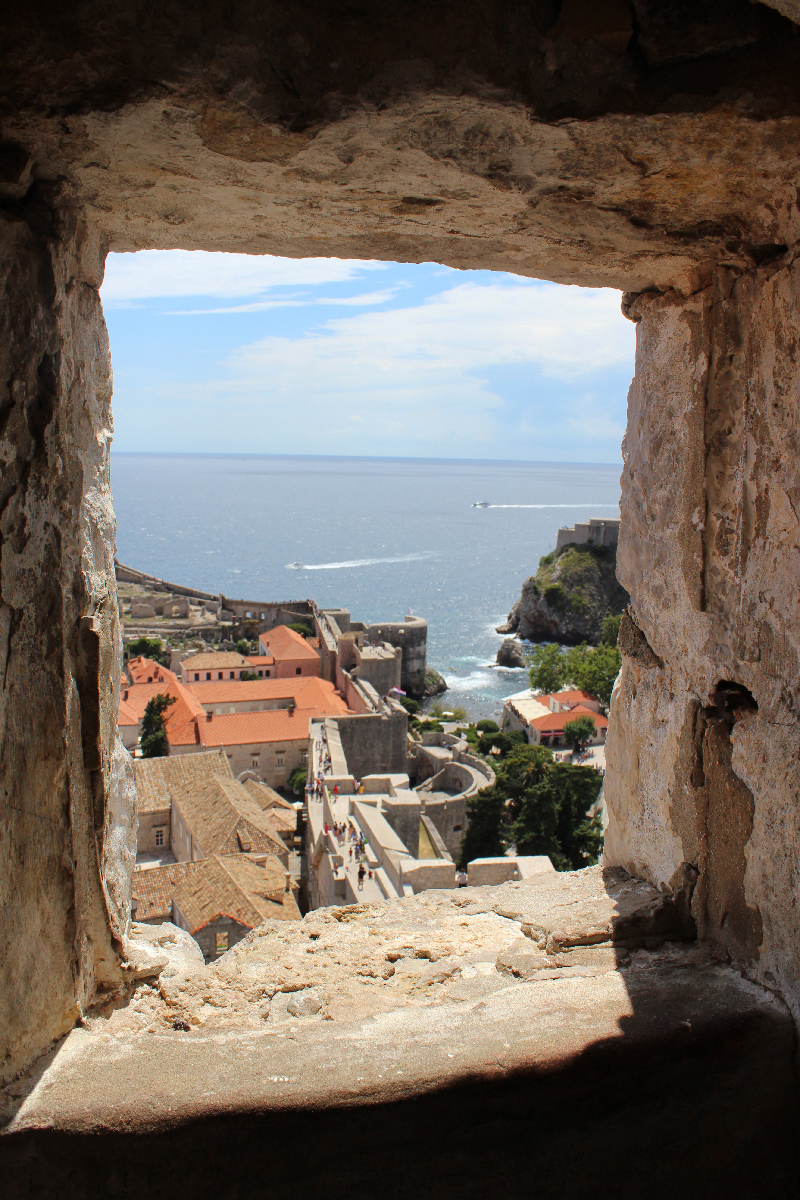 Dubrovnik in a frame