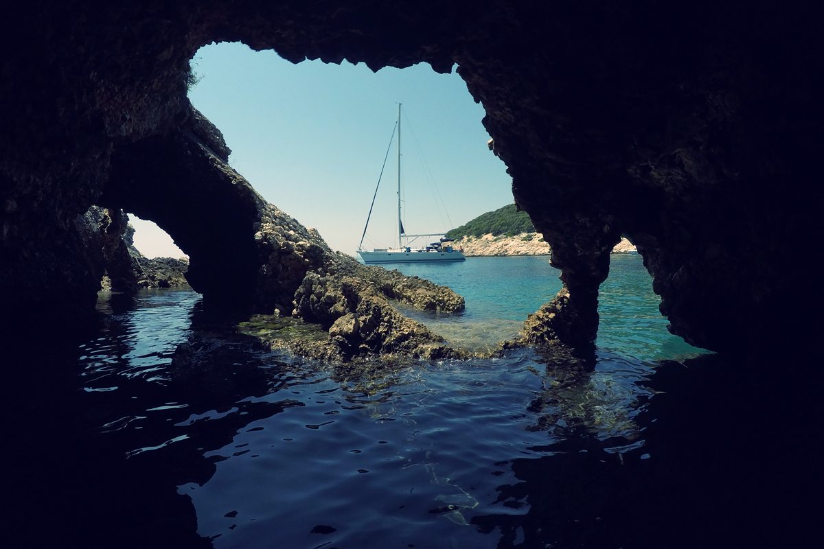 Blue cave on Cres