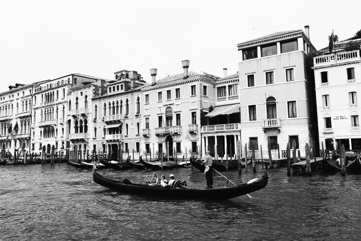 Gondolas in Venice