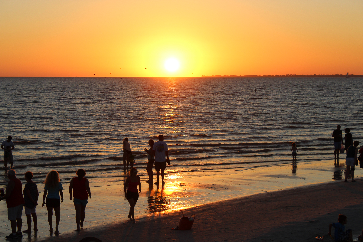 Sunset at Fort Meyers beach