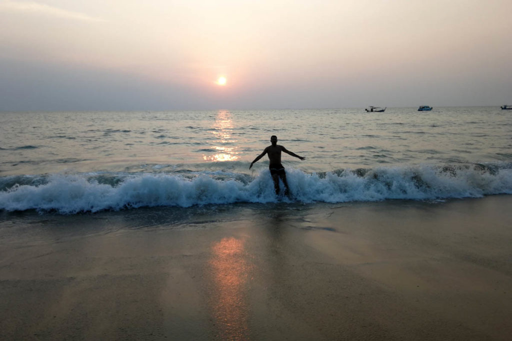 Fun in the water in Kao Lak