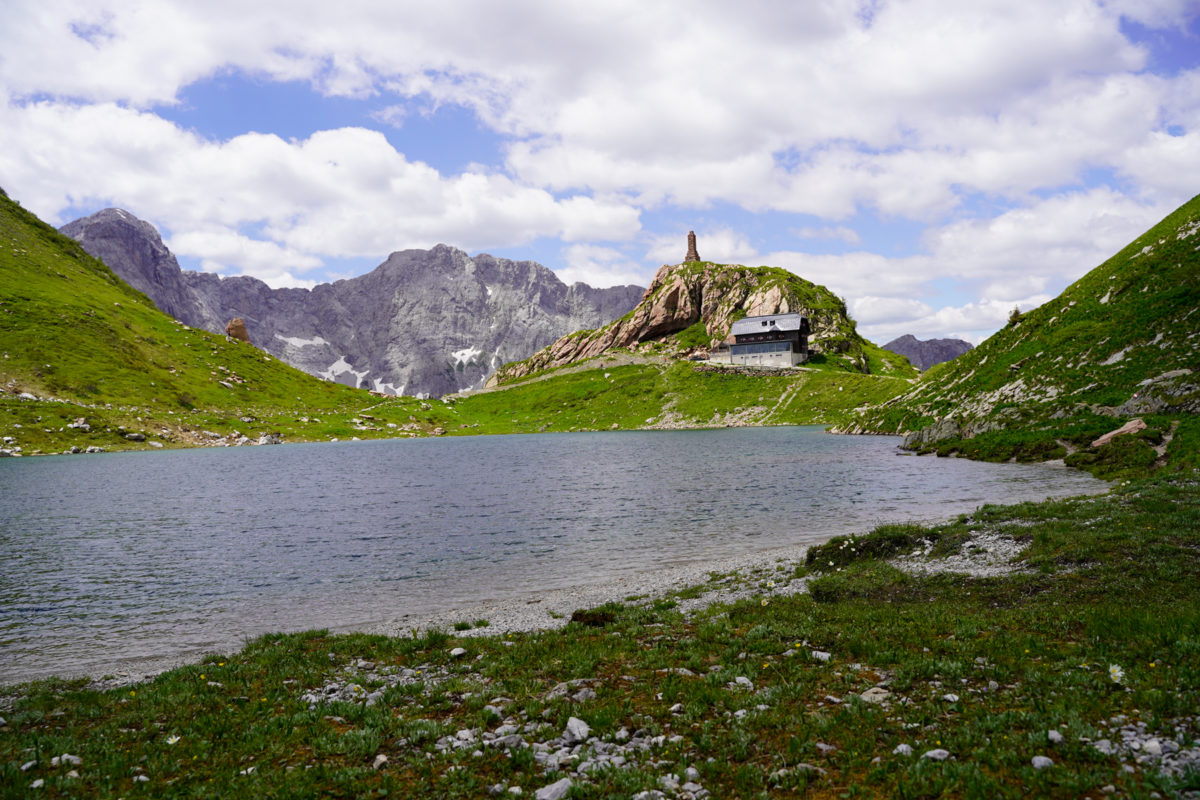 Wolayersee lake in Carinthia