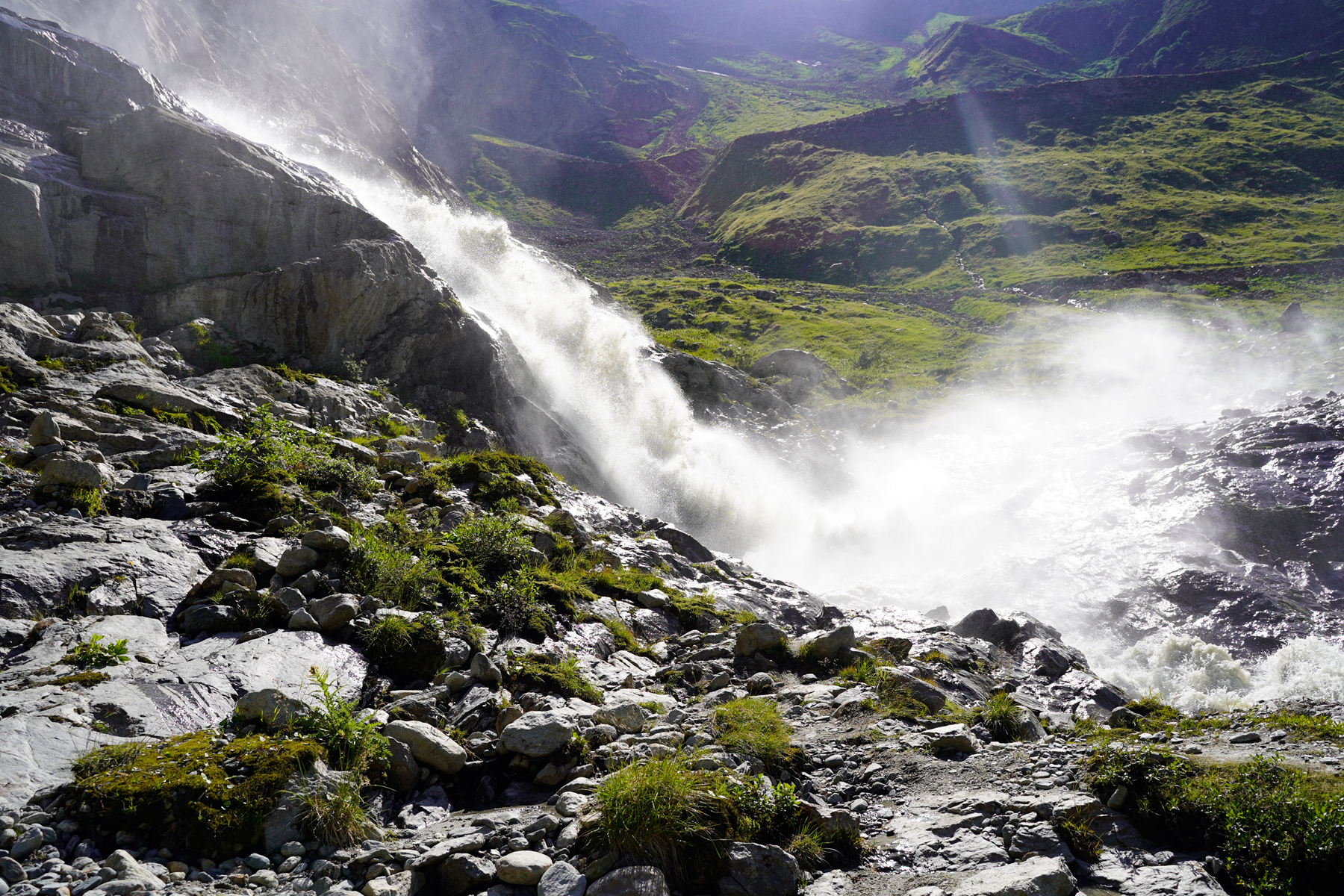 Pitztal waterfall