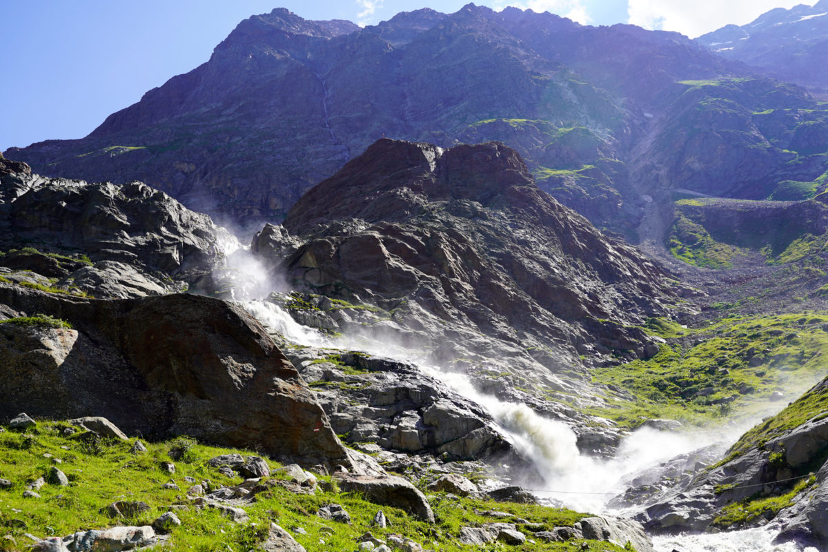 Pitztal waterfall