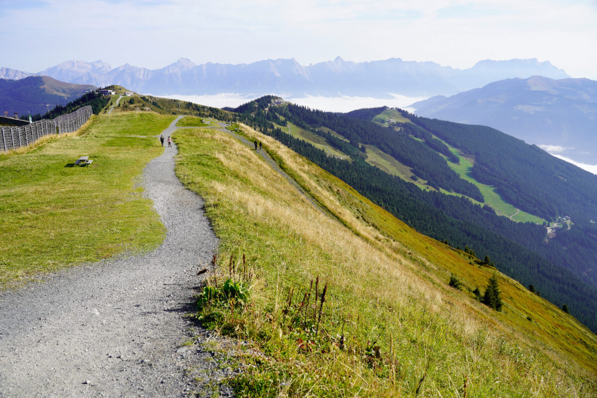 Hiking adventure on Schmittenhoehe